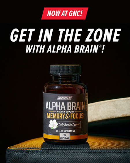 ALPHA BRAIN COGNITIVE SUPPORT NOW AT GNC icon