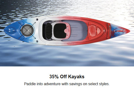 35% OFF KAYAKS icon