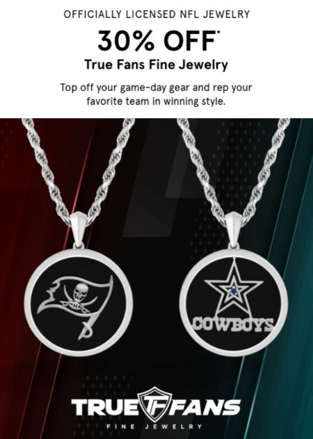 30% OFF TRUE FANS FINE JEWELRY icon